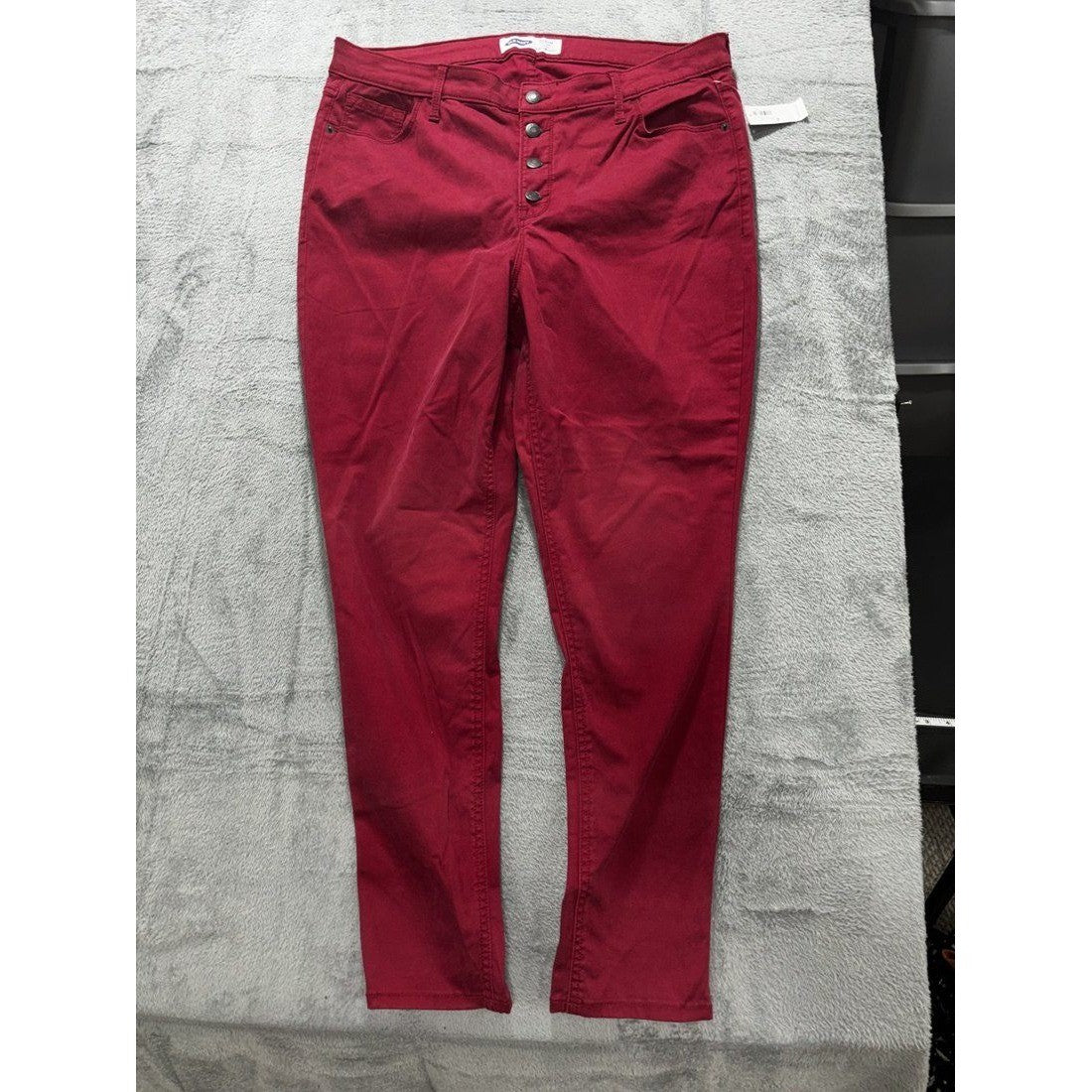 Old Navy Women's Burgundy Super Skinny Jeans Size 16