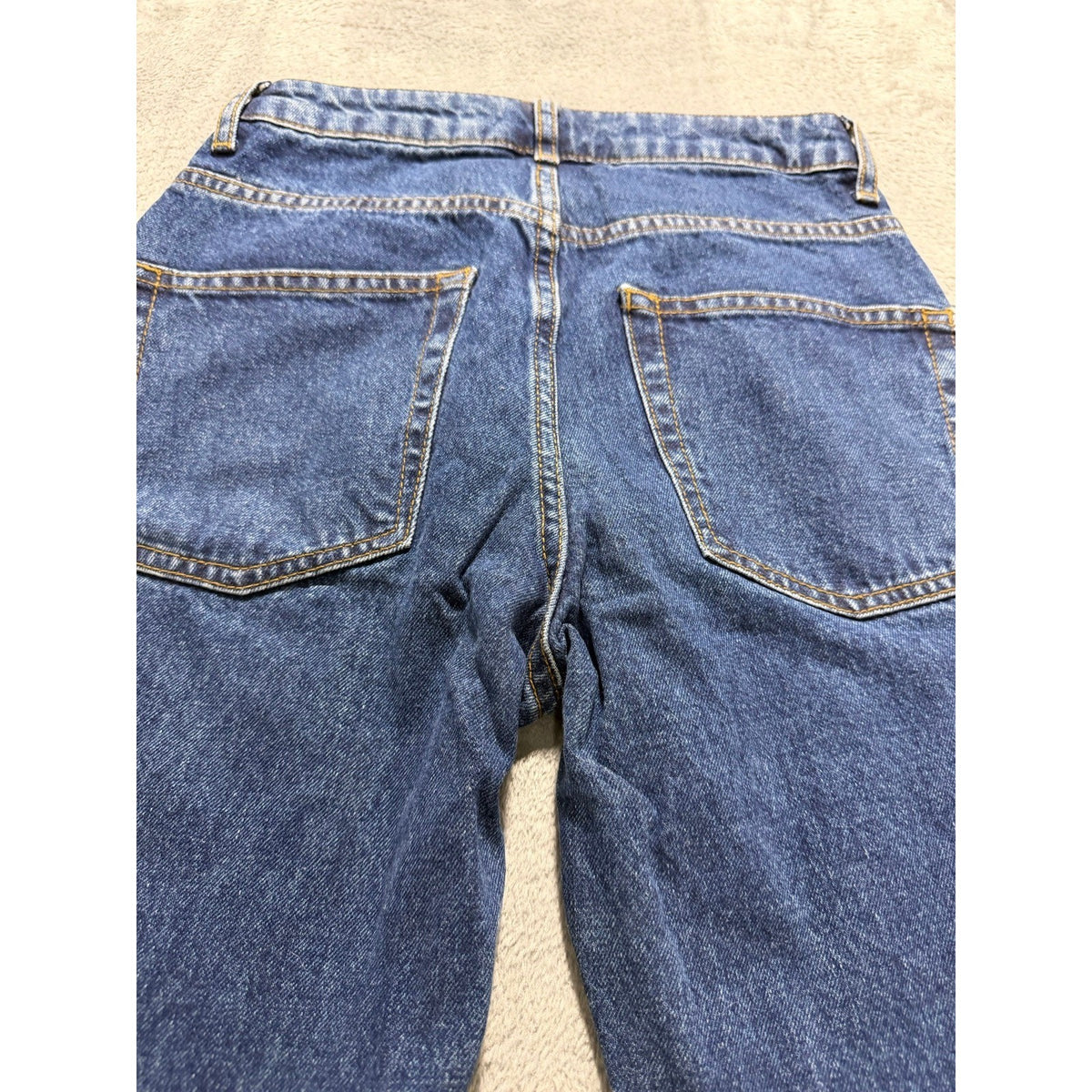 We The Free 24 Blue Jeans Womens High Rise Straight Leg Denim Boho Casual