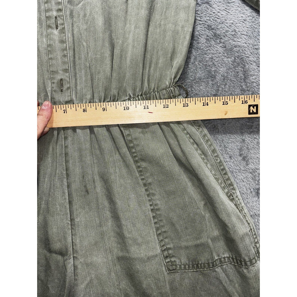 Old Navy Women's Sage Green Jumpsuit Size XS, photo 7 of 12