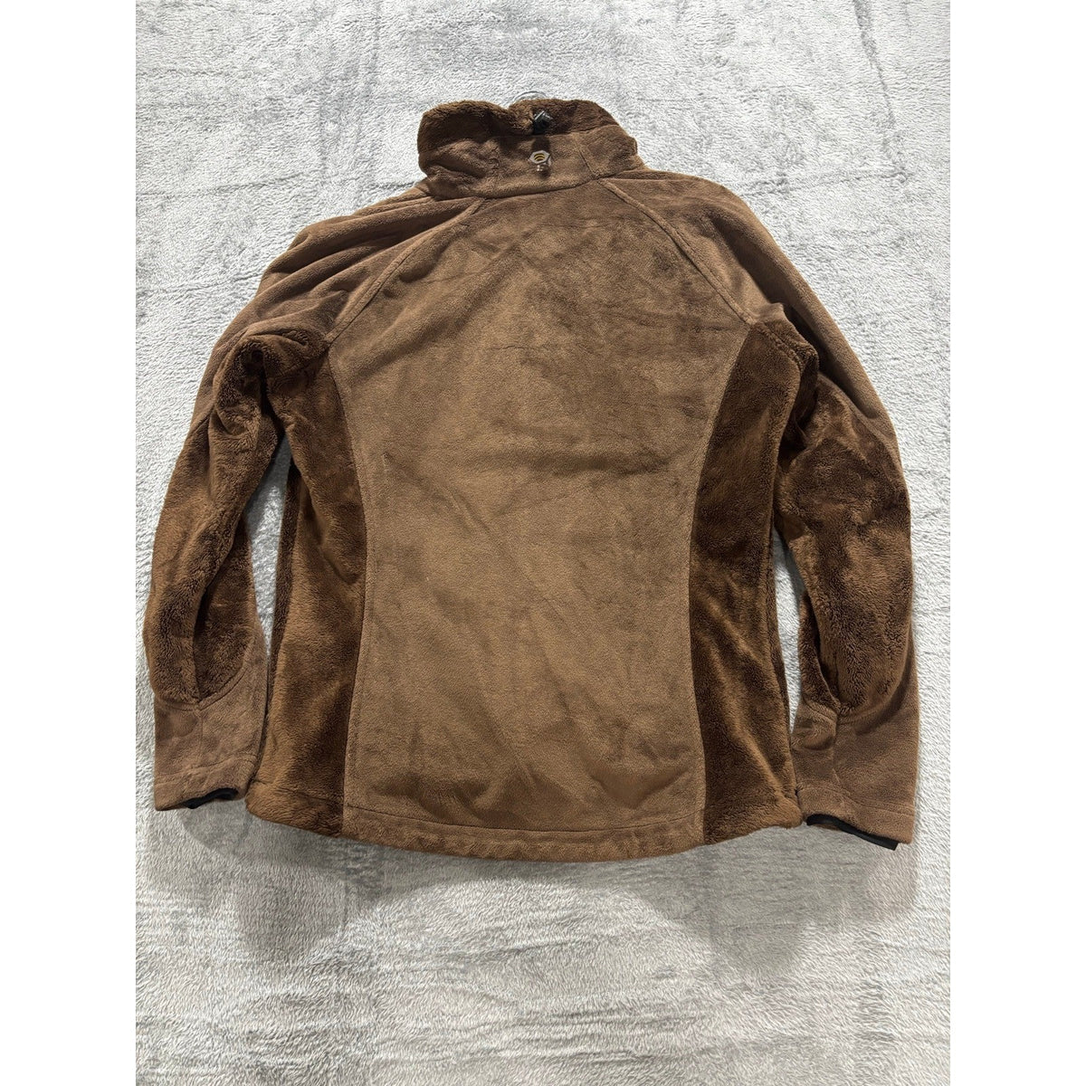 Mountain Hardwear Womens S Brown Full Zip Fleece Jacket Outdoor