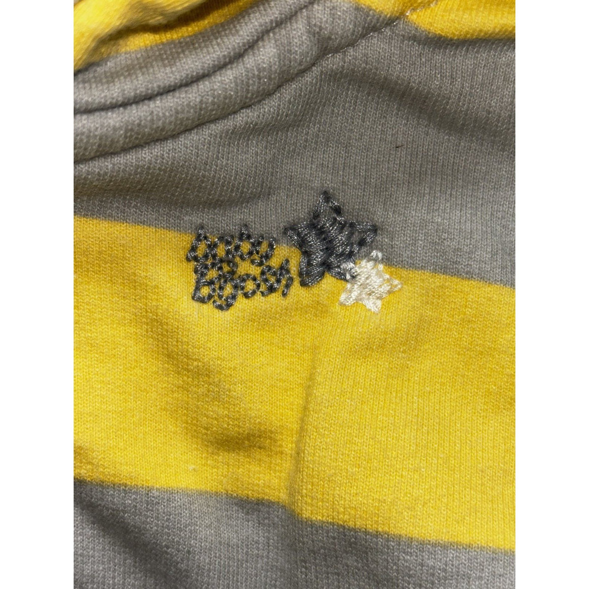 baby B'gosh Baby NB 5 Piece Bundle Hoodie Pants Bodysuits Yellow Gray