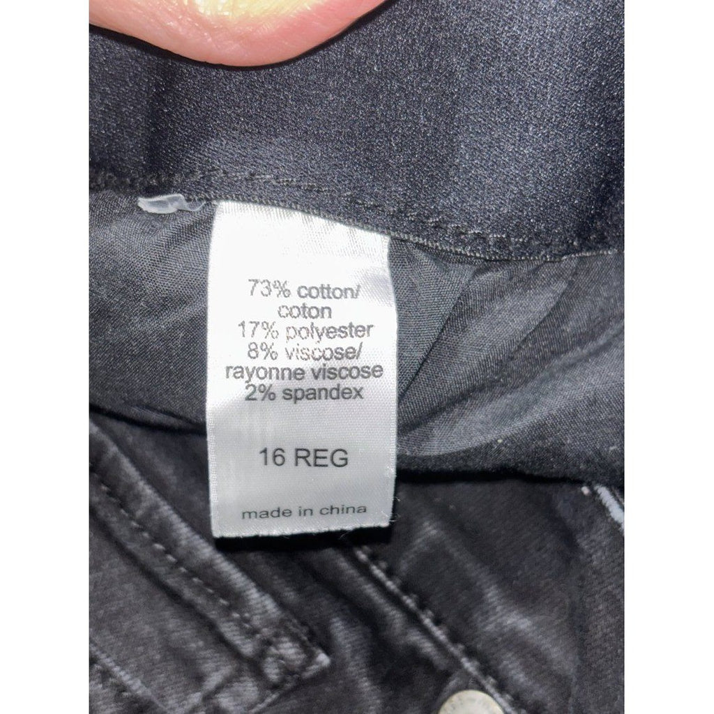 Maurices Women's Washed Black Skinny Jeans 16 Reg, photo 9 of 11