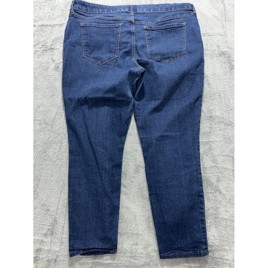 Old Navy Women's Dark Wash Skinny Jeans 16 Short, photo 10 of 11