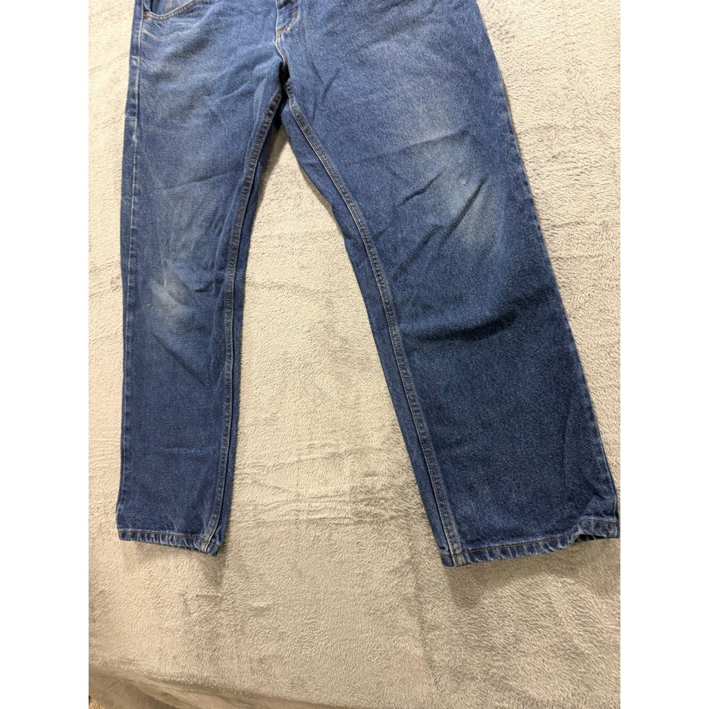 Lee 38x29 Blue Regular Fit Straight Leg Jeans Mens Denim Casual Vintage