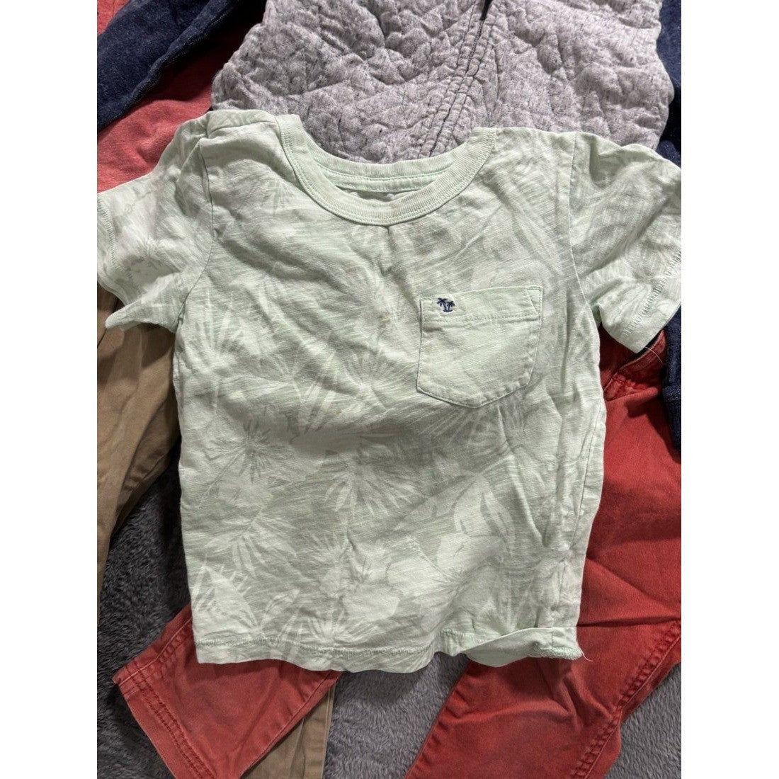 Toddler Boy Polo Hoodie Pants Lot 6 Pcs 3T, photo 4 of 14