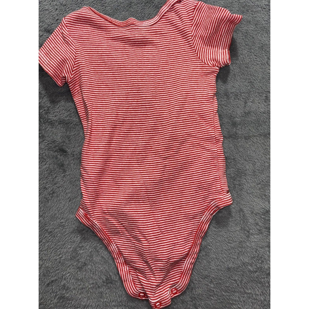 Carter's Baby Boy 12M 8 Piece Bundle Penguin Bodysuits Hoodie Pants Red Gray