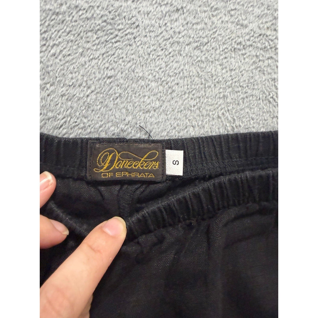 Doneckers of Ephrata S Black Linen Maxi Skirt Womens Boho Vintage Casual