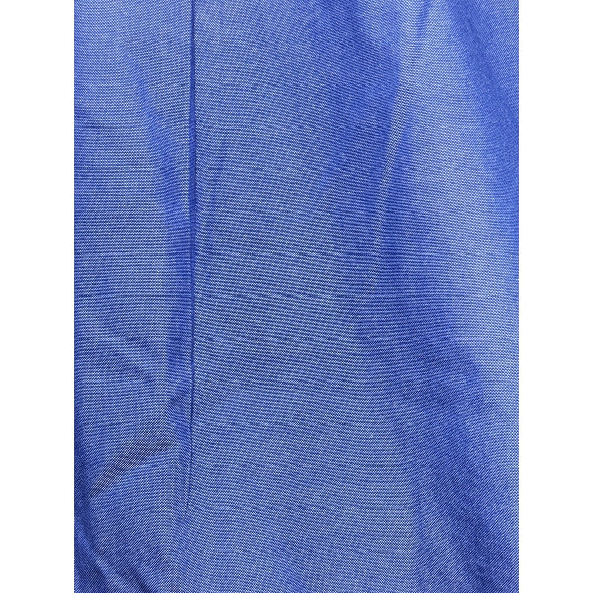 Brooks Brothers Mens 17-33 Blue Long Sleeve Button Down Dress Shirt