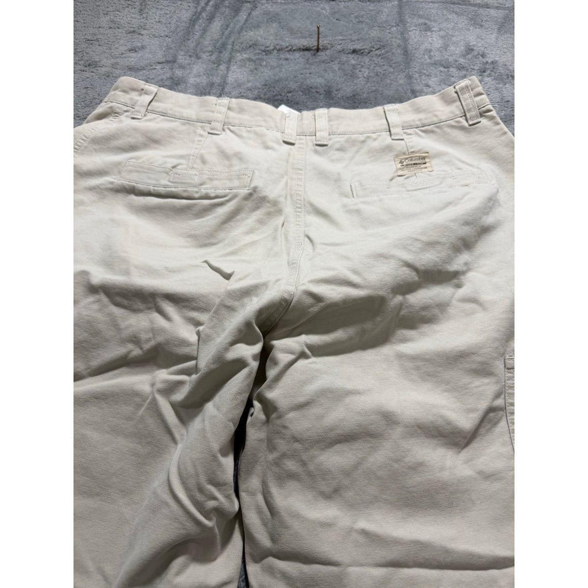 Columbia 38x34 Beige Chino Pants Mens Casual Vintage
