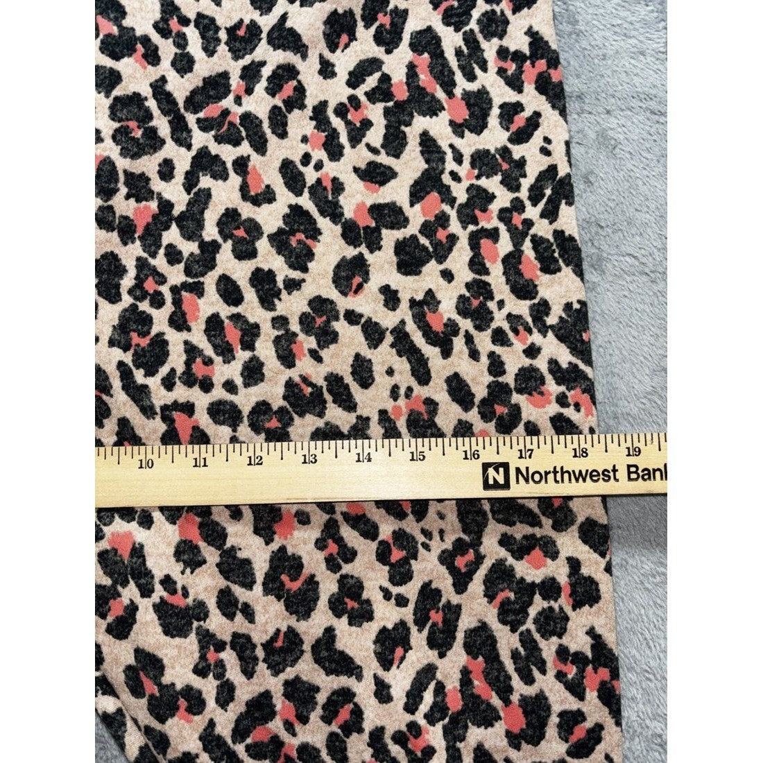 Cuddl Duds Women's Coral Leopard Lounge Set Size XL, photo 13 of 14