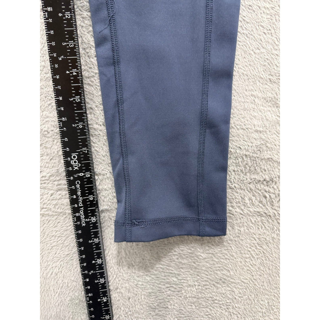 Inseam measurement and hem close up