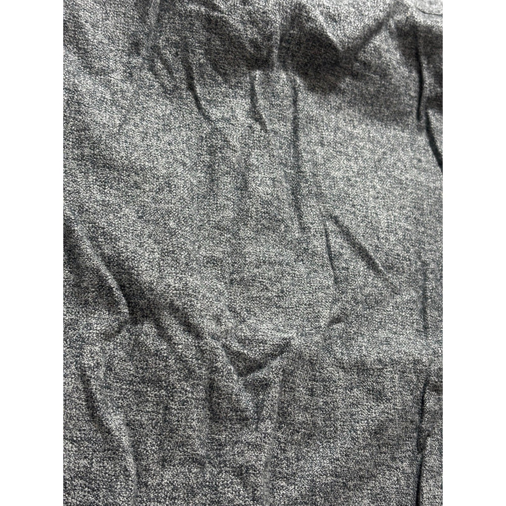 Haggar XL Blue Gray Flannel Shirt Long Sleeve Cotton Mens