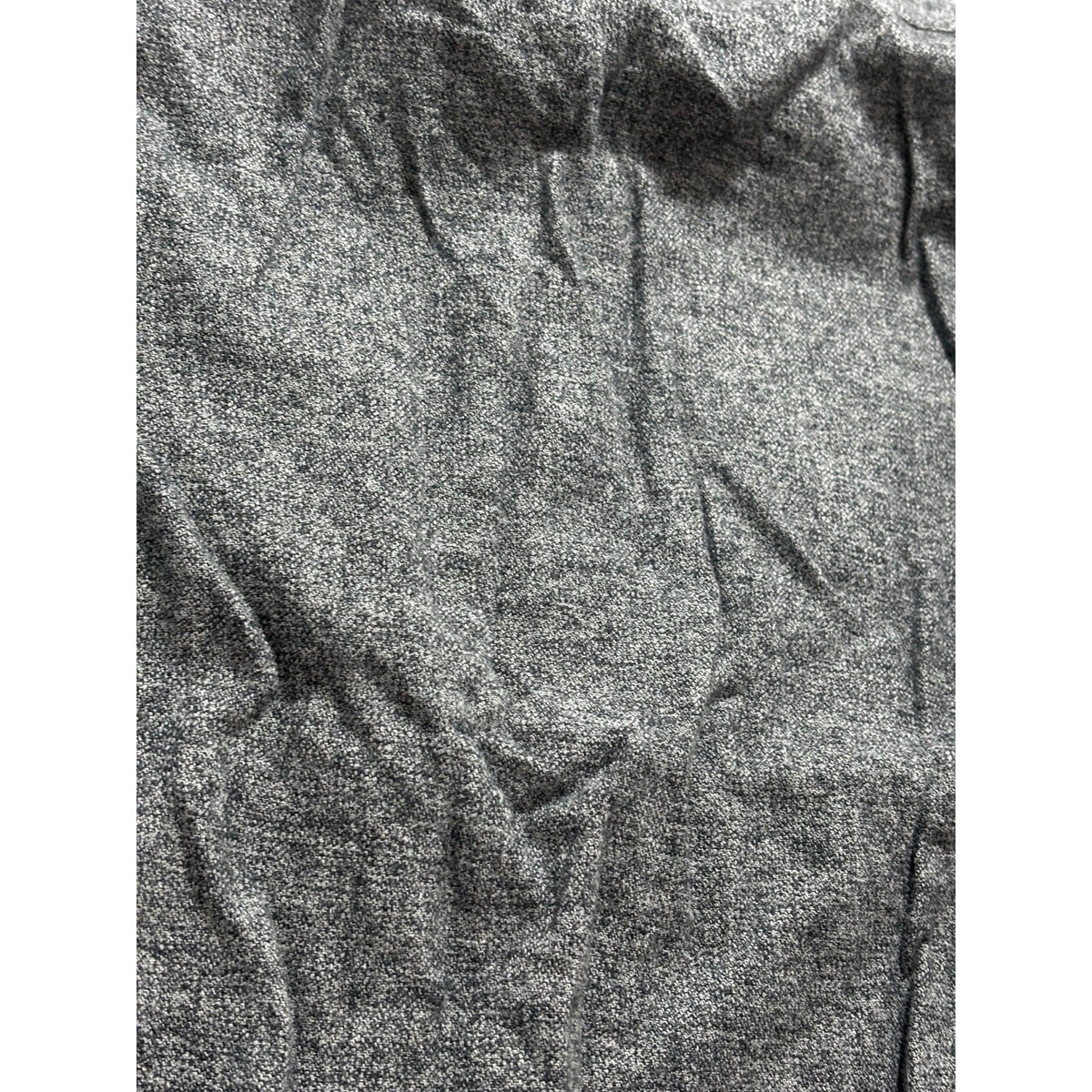 Haggar XL Blue Gray Flannel Shirt Long Sleeve Cotton Mens