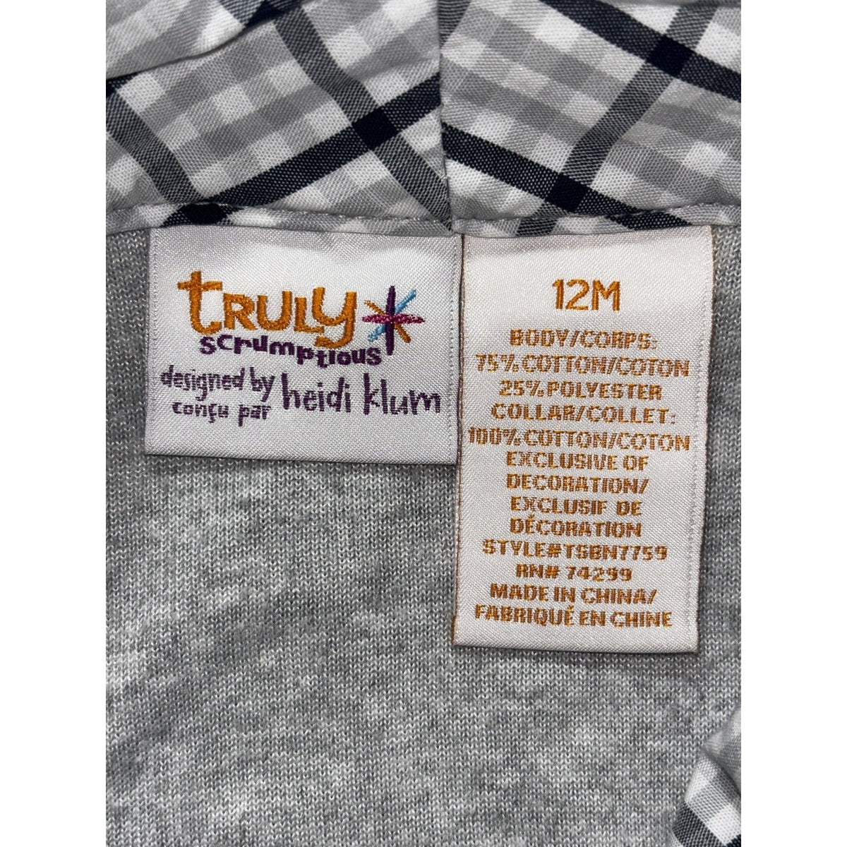 Truly Scrumptious OshKosh Baby 12M 5 Piece Bundle Jacket Shirt Pants Plaid