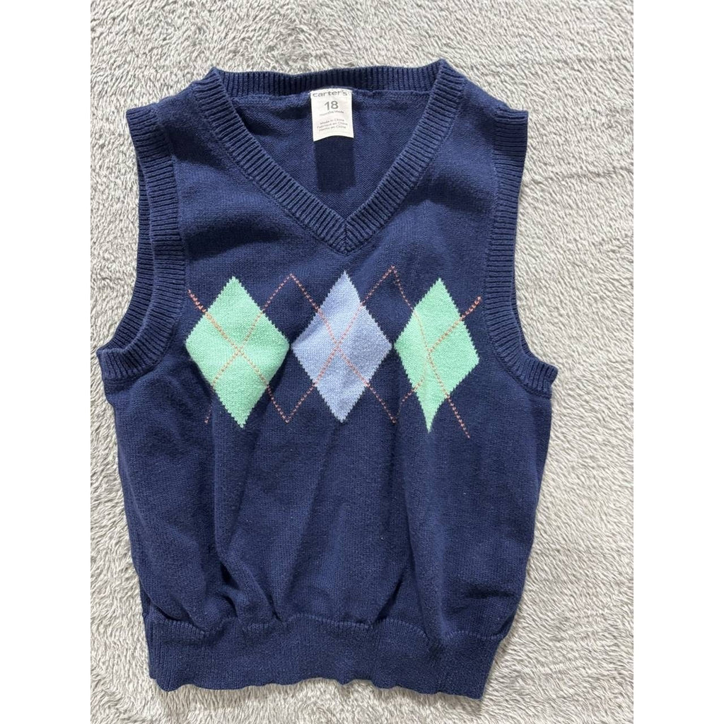 Carter's & B'gosh Baby Boy Navy Coral Lot 6 Pc 18M, photo 12 of 20