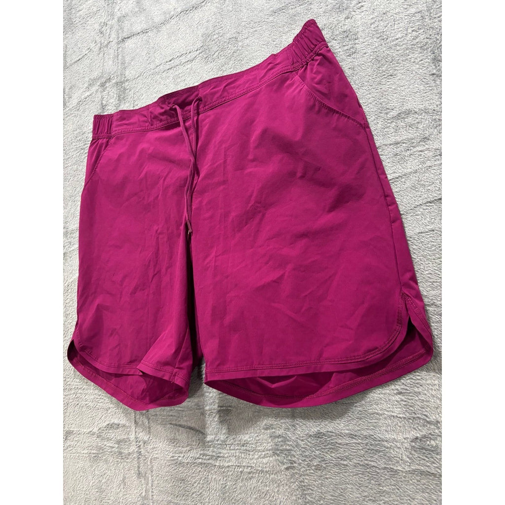 Lands' End 16W Magenta Pink Womens Athletic Board Shorts Casual Athleisure