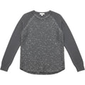 LOFT Gray Sequin Front Raglan Sweater Womens Small Sparkle Chic Pullover Top