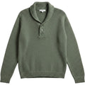 Carolyn Taylor Green Knit Henley Sweater Women's XL Cozy Casual Top