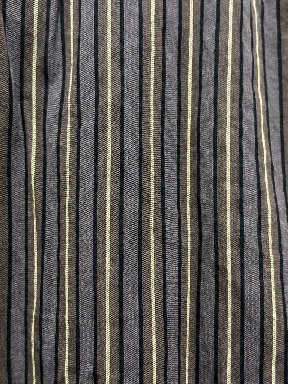 Guy Laroche Men's Brown Striped Dress Shirt 15/38, photo 5 of 10