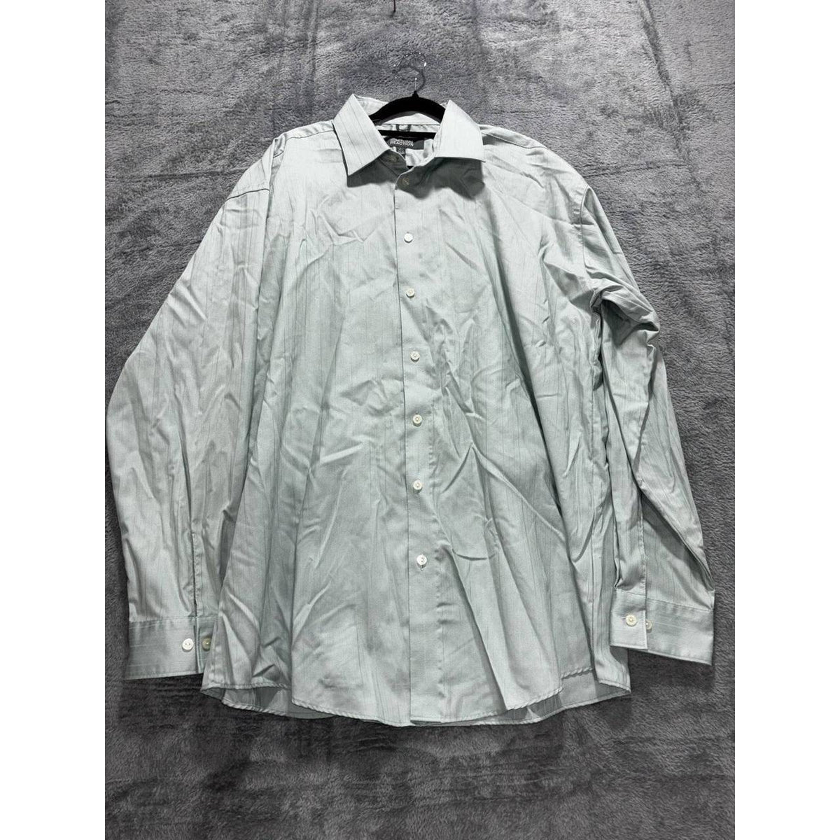 Kenneth Cole Men's Sage Green Dress Shirt 16.5 34/35