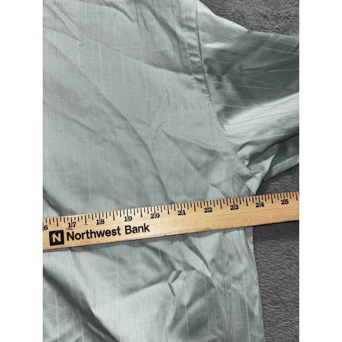 Kenneth Cole Men's Sage Green Dress Shirt 16.5 34/35, photo 4 of 8