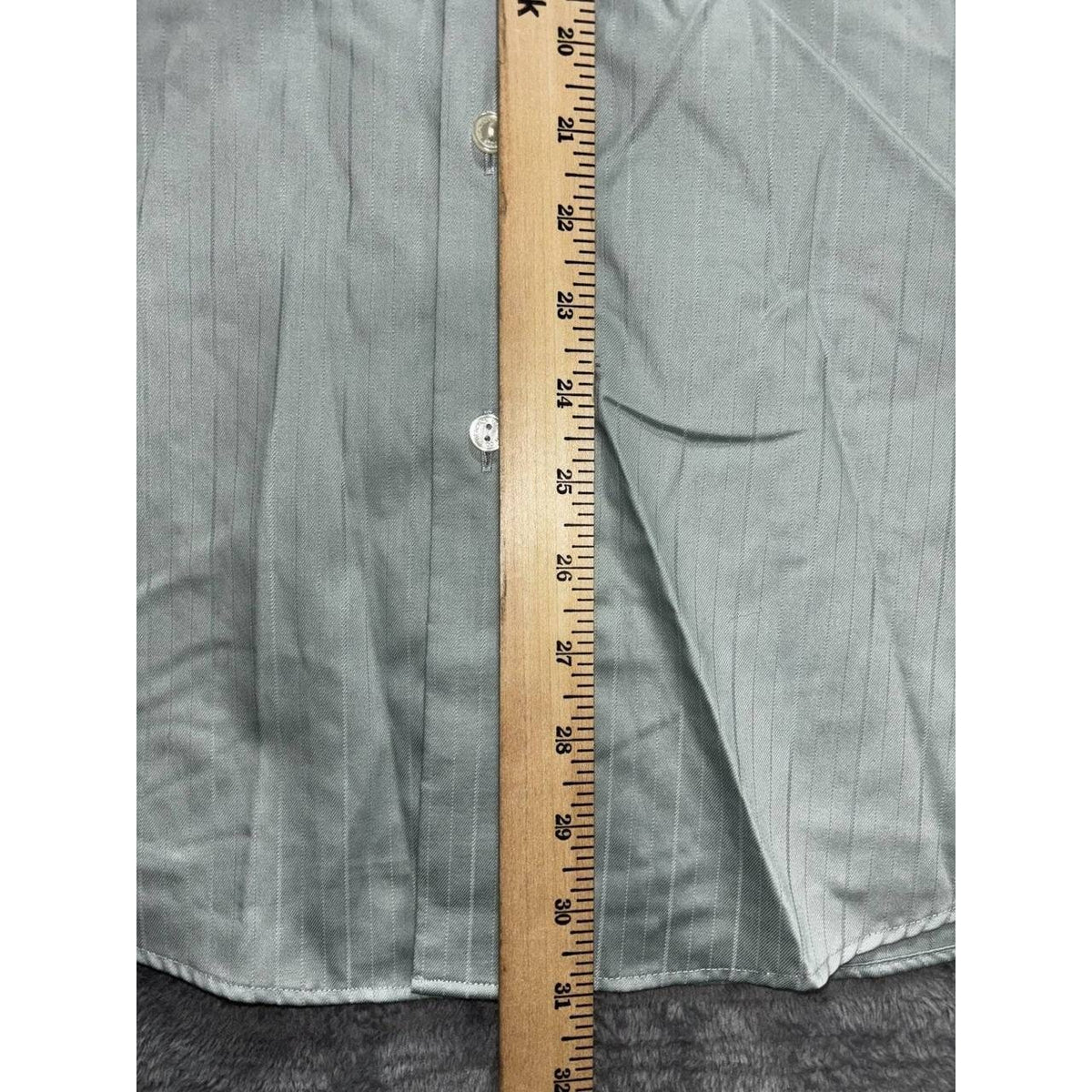 Kenneth Cole Men's Sage Green Dress Shirt 16.5 34/35, photo 5 of 8
