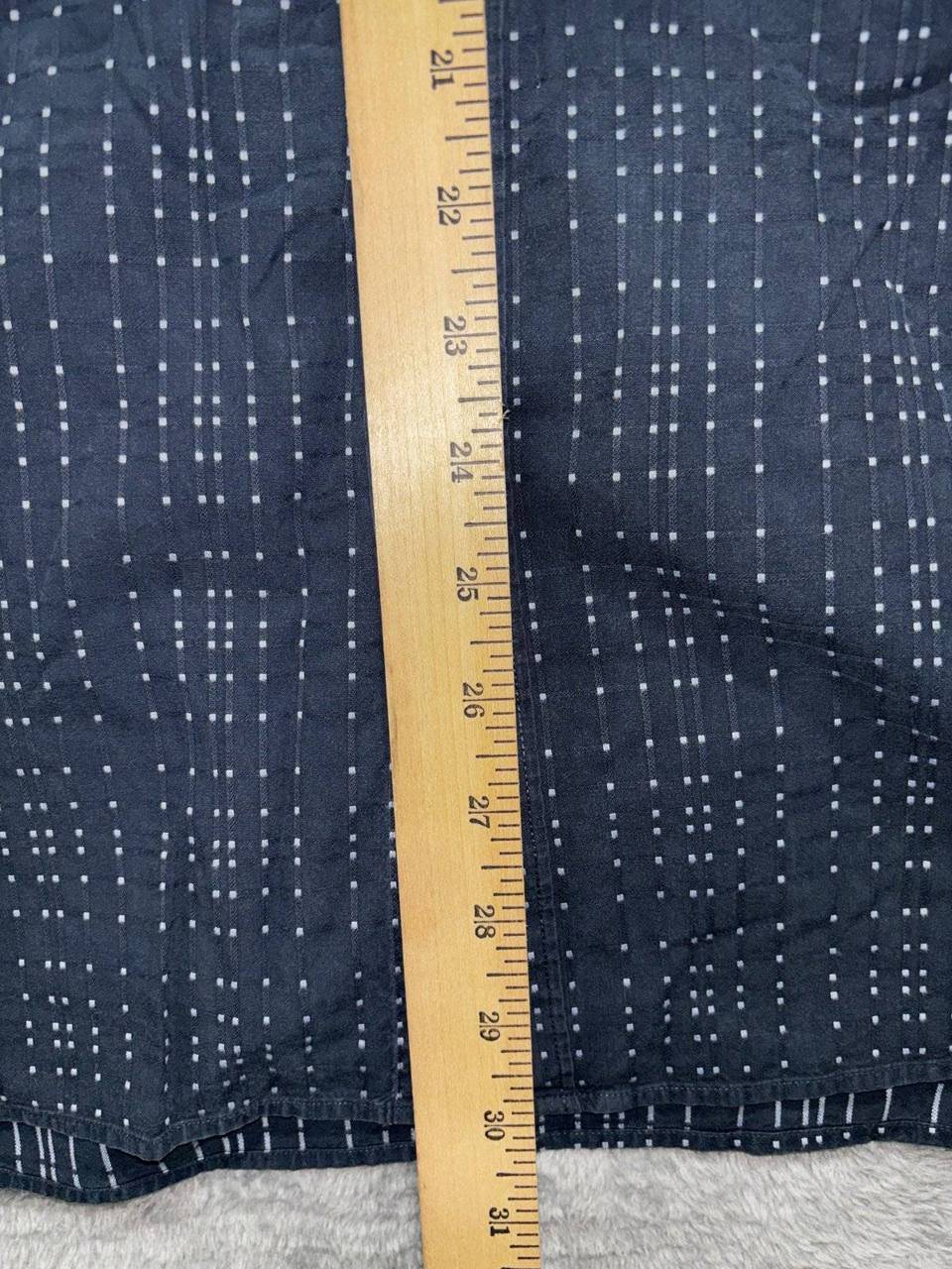 Michael Kors Men's Navy Dot Dress Shirt Size XXL, photo 5 of 9