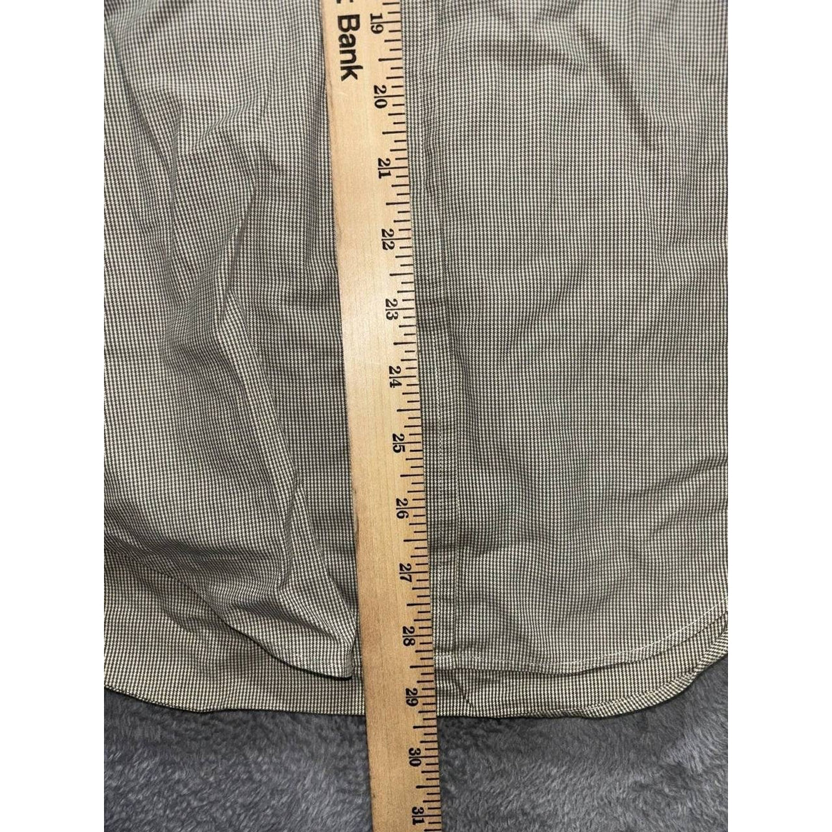 Brooks Brothers Men's Olive Houndstooth Shirt Size S, photo 5 of 8