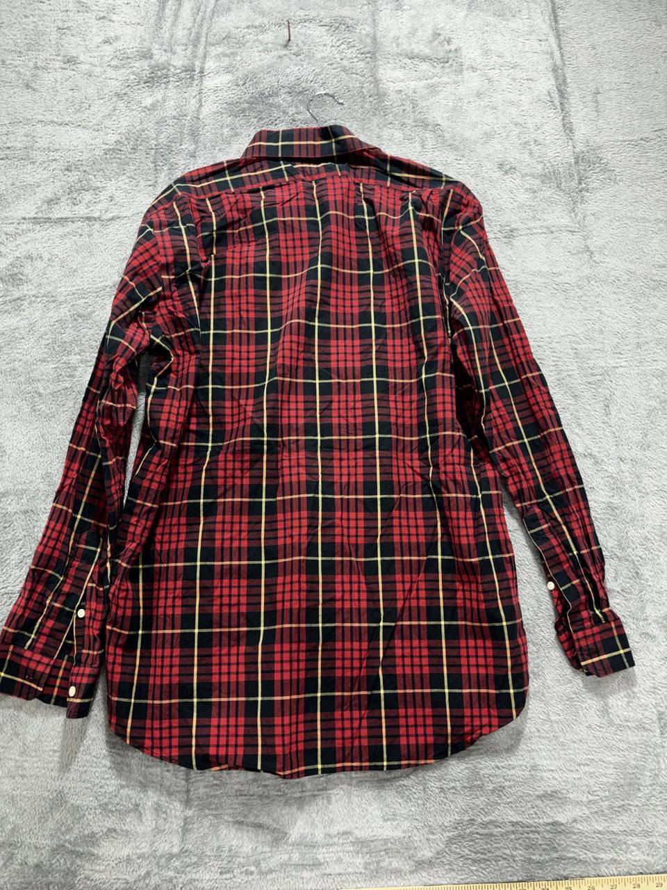 Daniel Cremieux Men's Red Black Plaid Shirt Size L, photo 6 of 8
