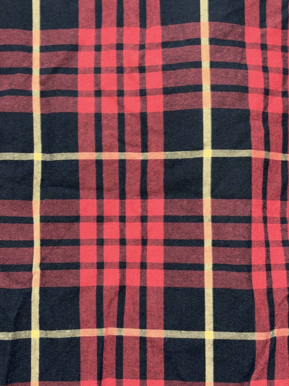 Daniel Cremieux Men's Red Black Plaid Shirt Size L, photo 7 of 8
