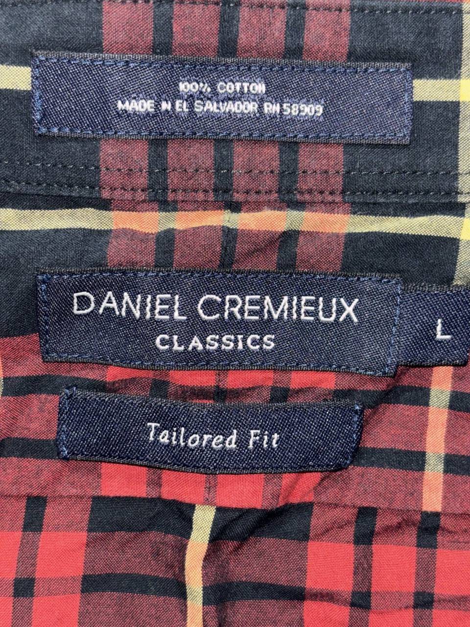 Daniel Cremieux Men's Red Black Plaid Shirt Size L, photo 8 of 8