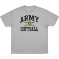 Champion Army Softball T Shirt 2XL Gray Athletic Graphic Tee