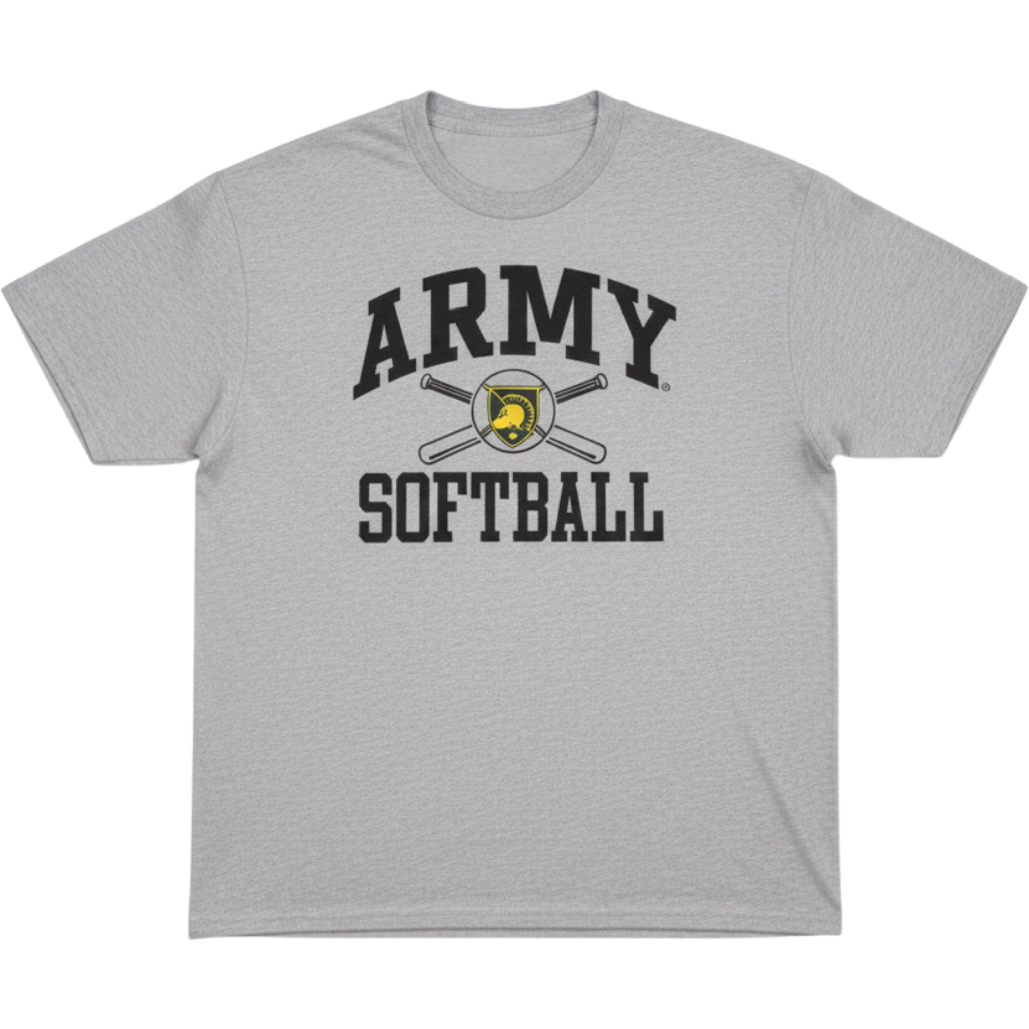 Champion Army Softball T Shirt 2XL Gray Athletic Graphic Tee
