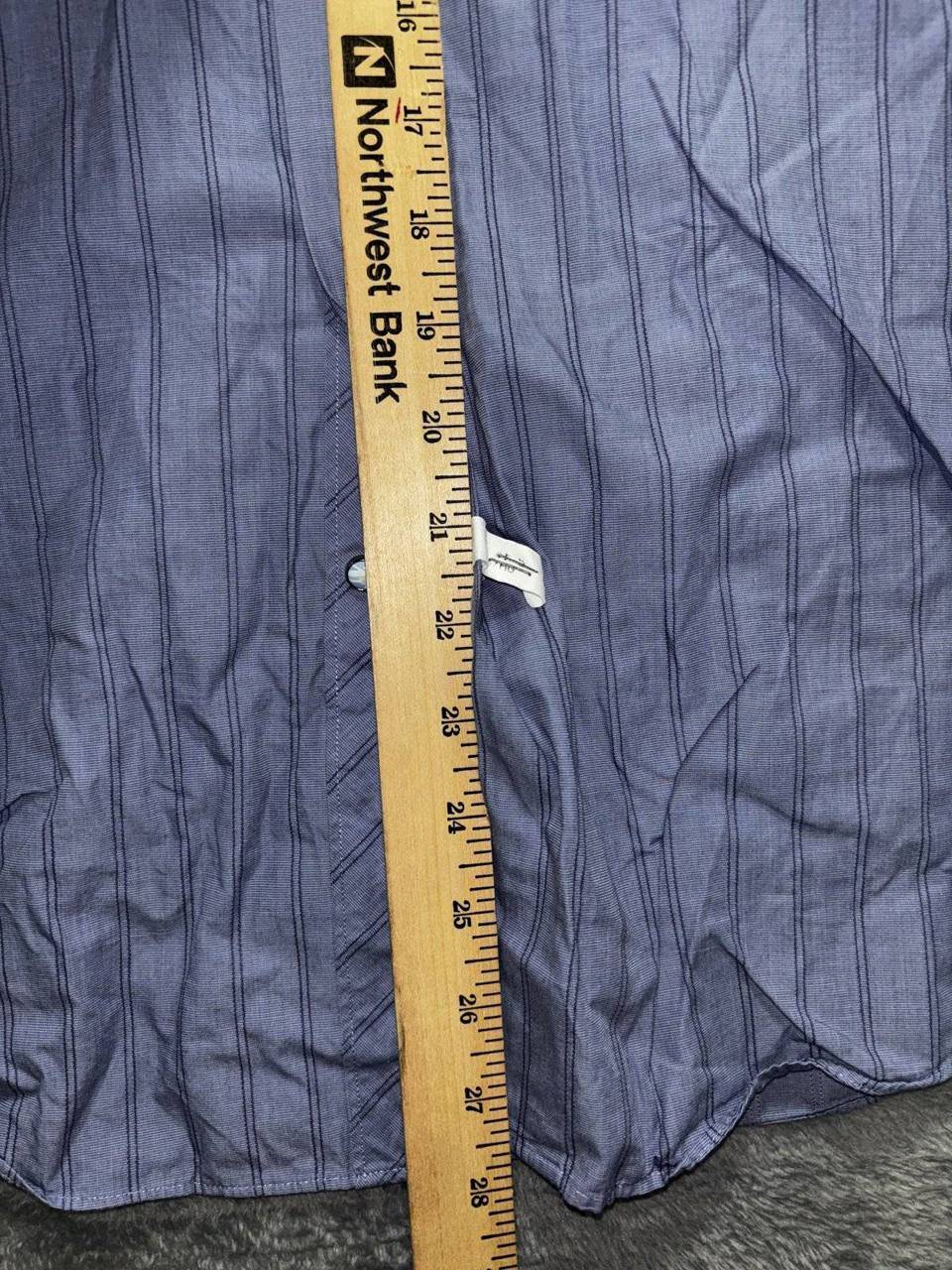 Ben Sherman Men's Blue Striped Dress Shirt 16 32-33, photo 6 of 11
