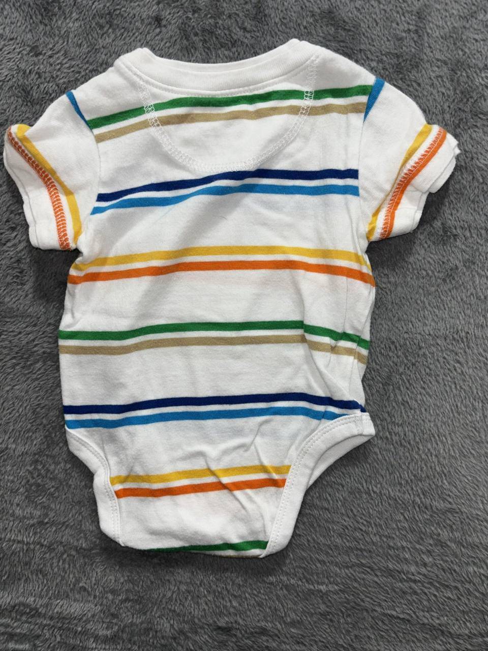 Baby Boy Sleepers Bodysuits Lot 6 Pieces 0-3M, photo 8 of 22