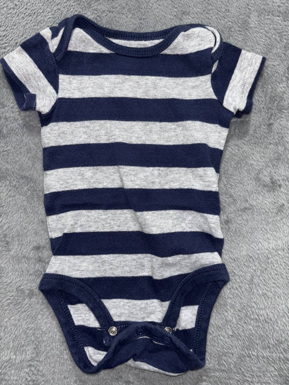 Baby Boy Sleepers Bodysuits Lot 6 Pieces 0-3M, photo 9 of 22