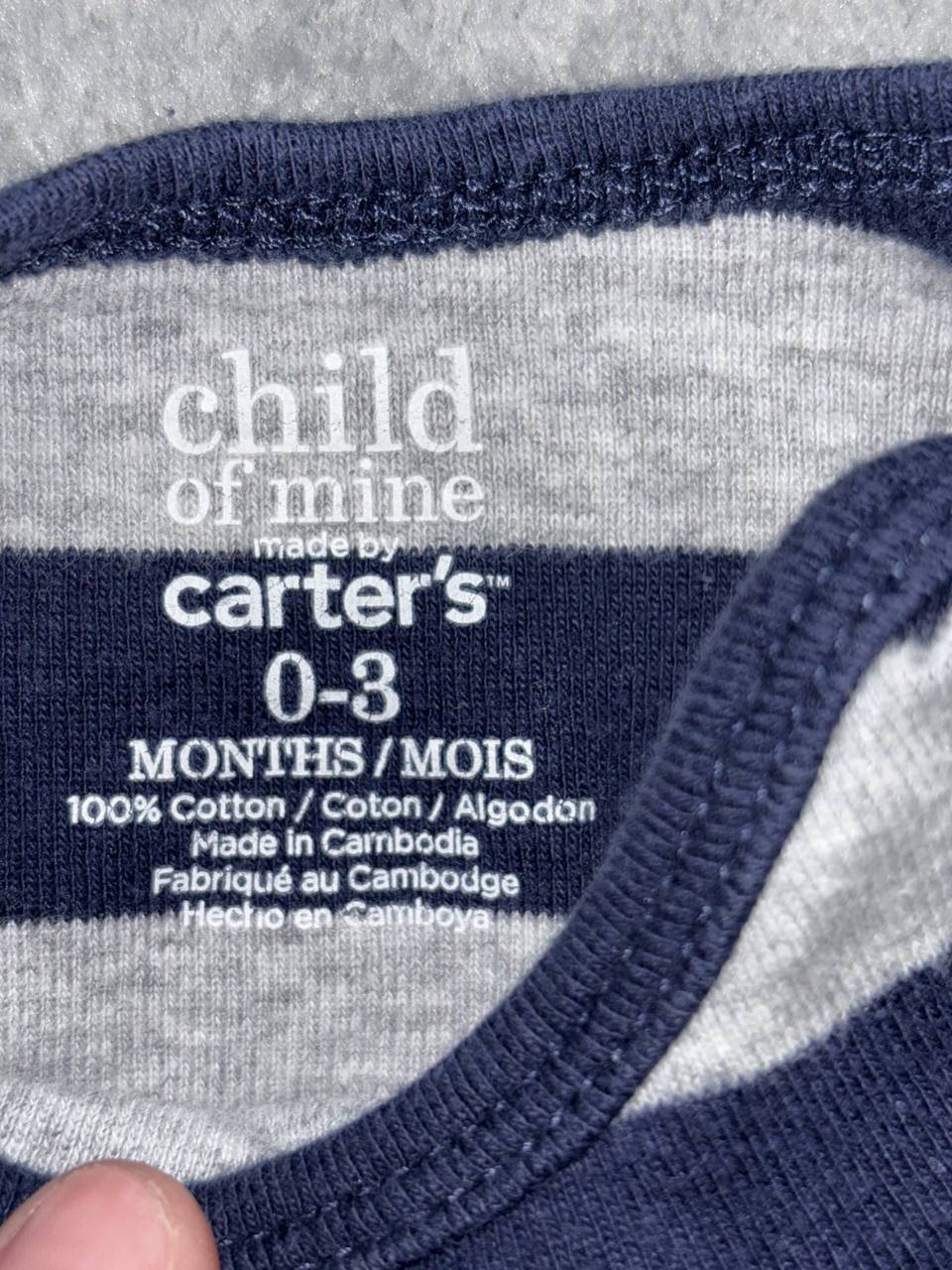 Baby Boy Sleepers Bodysuits Lot 6 Pieces 0-3M, photo 10 of 22