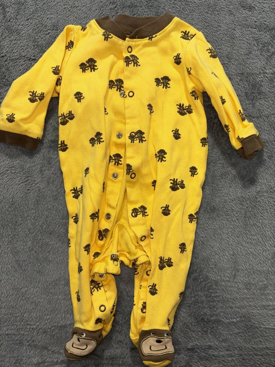 Baby Boy Sleepers Bodysuits Lot 6 Pieces 0-3M, photo 18 of 22