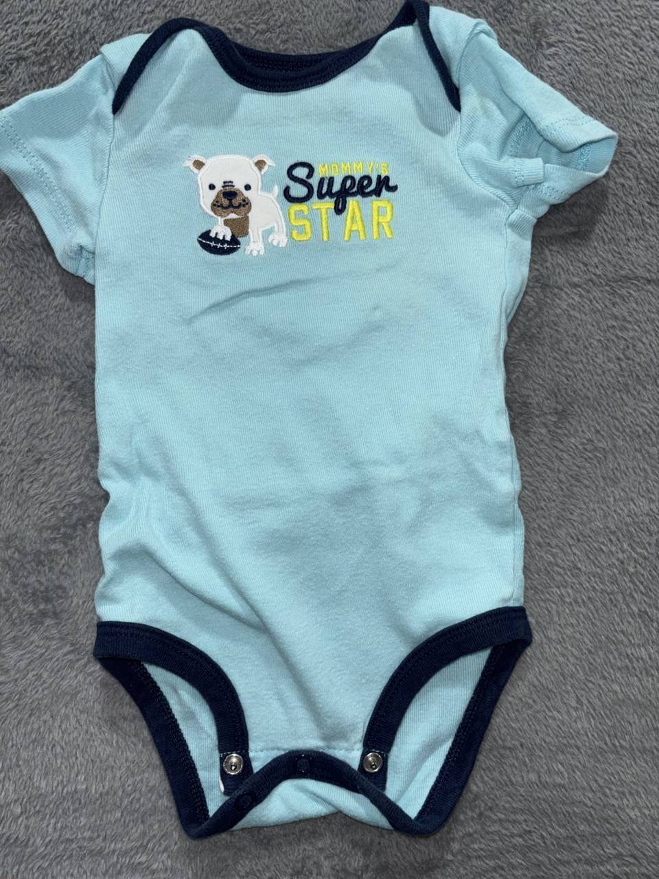 Baby Boy Bodysuits Pants Lot 6 Pieces 0-3M, photo 2 of 20