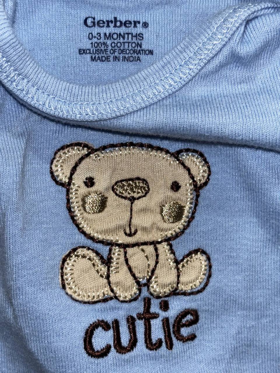 Baby Boy Bodysuits Pants Lot 6 Pieces 0-3M, photo 10 of 20
