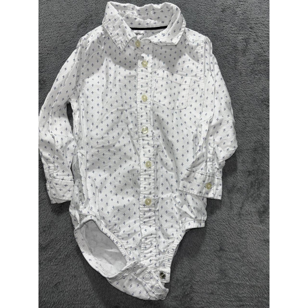 Baby Boy Navy Plaid Shirts Pants Lot 4 Pieces 24M, photo 5 of 14