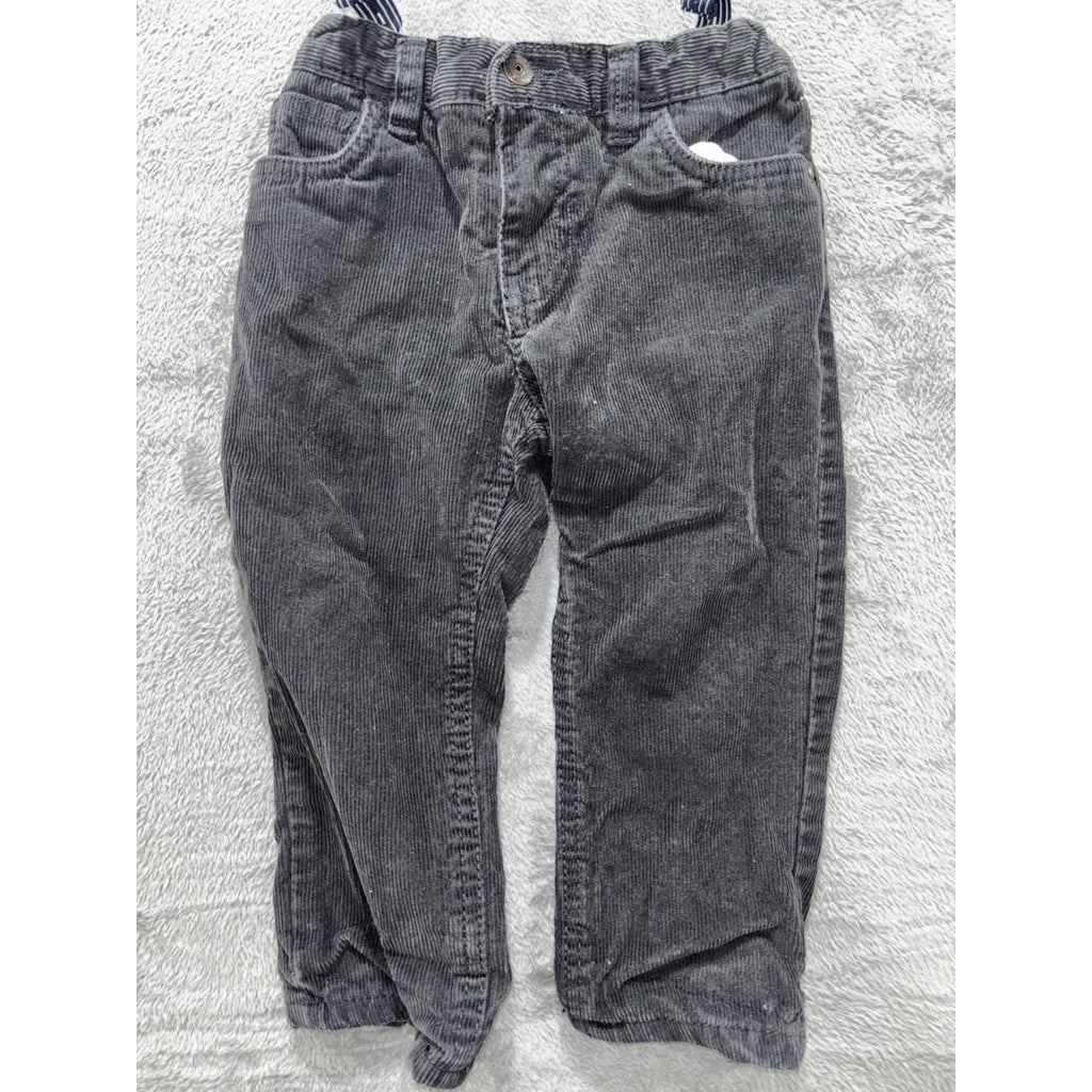 Baby Boy Navy Plaid Shirts Pants Lot 4 Pieces 24M, photo 8 of 14