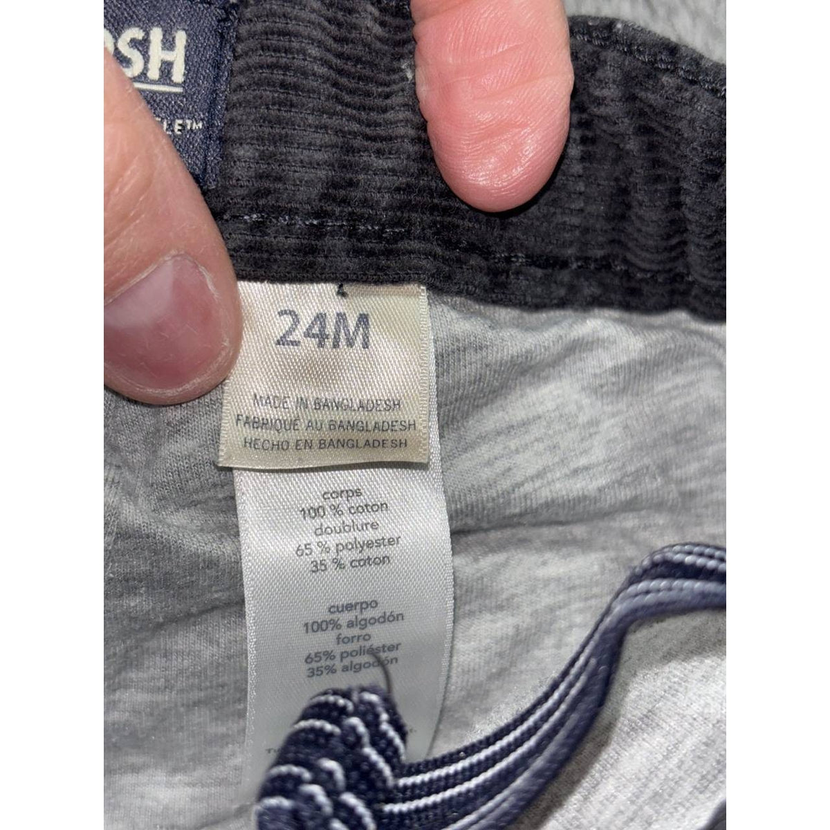 Baby Boy Navy Plaid Shirts Pants Lot 4 Pieces 24M, photo 11 of 14