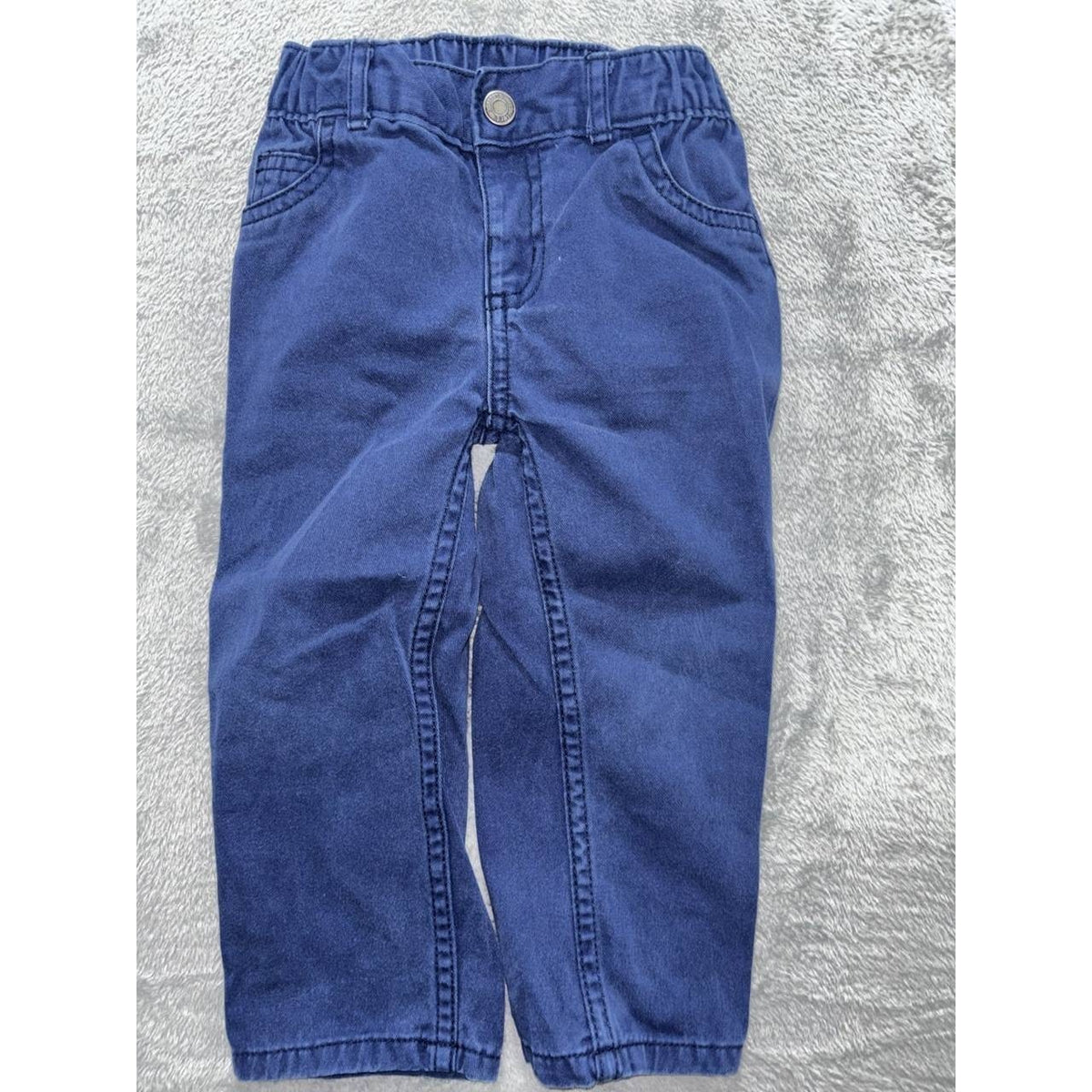 Baby Boy Navy Plaid Shirts Pants Lot 4 Pieces 24M, photo 12 of 14