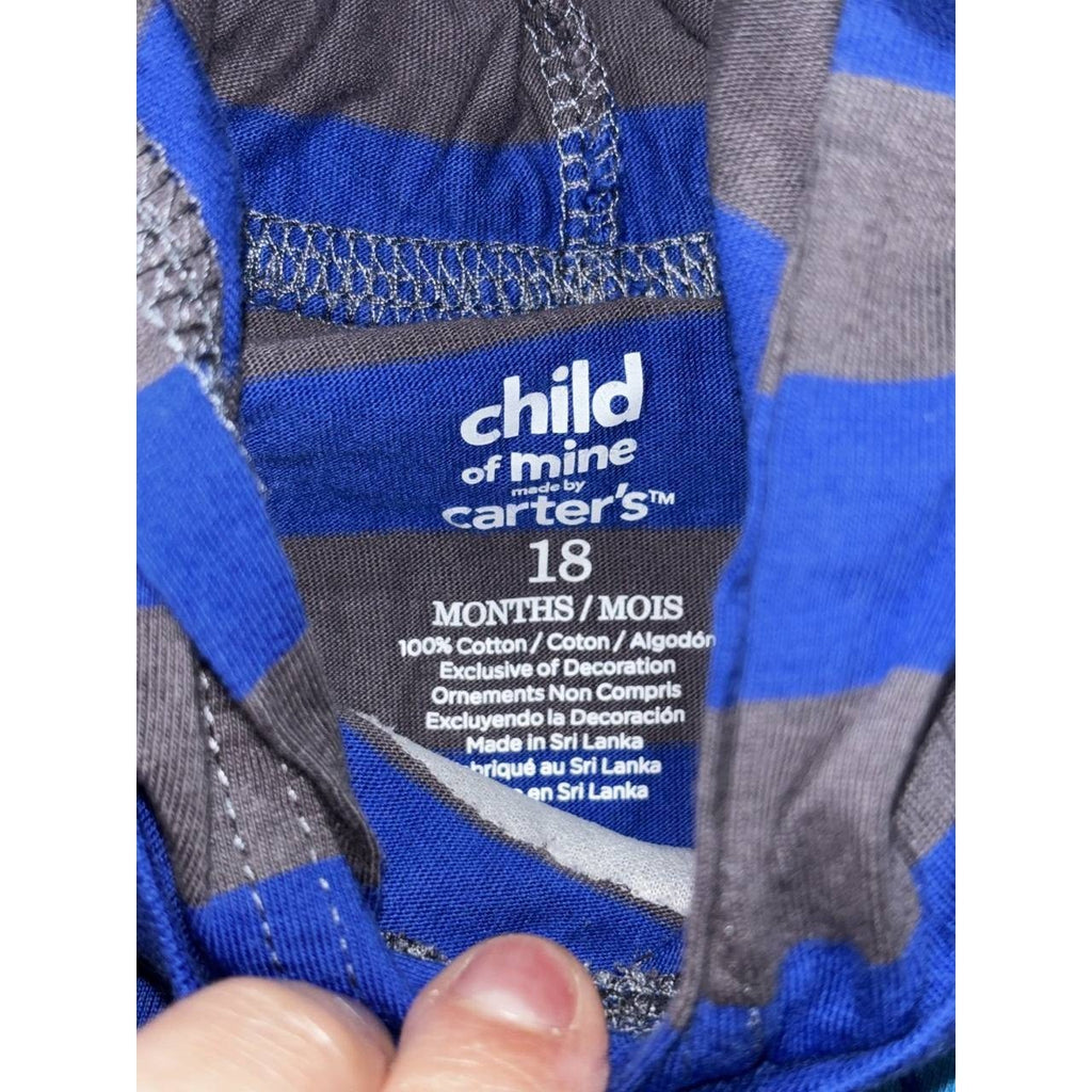 Baby Boy Blue Hoodie Pants Sleeper Lot 4 Pieces 18M, photo 4 of 16