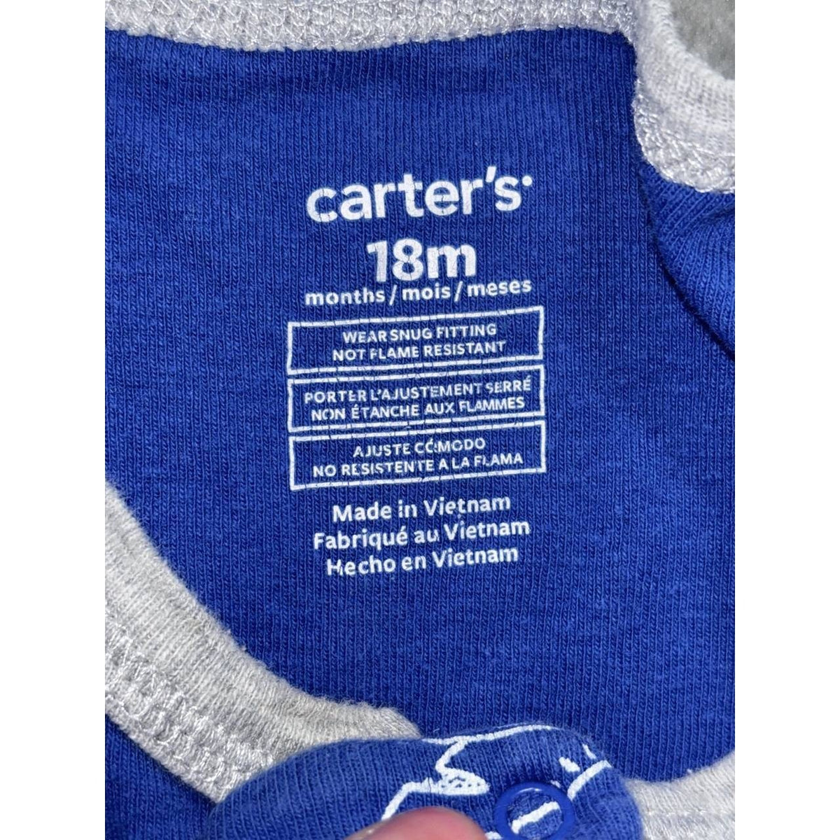 Baby Boy Blue Hoodie Pants Sleeper Lot 4 Pieces 18M, photo 15 of 16