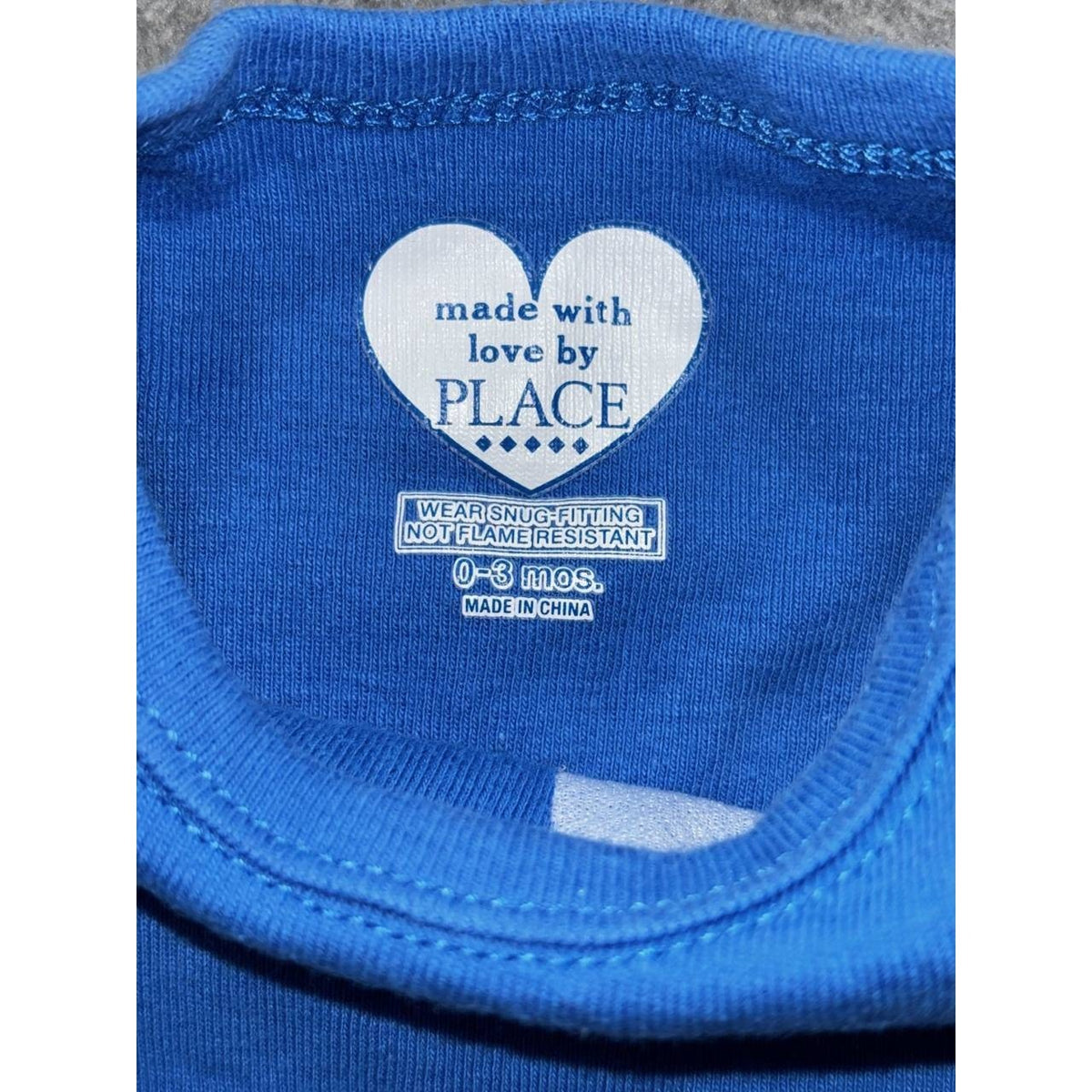 Baby Boy Blue Sleepers Bodysuits Lot 6 Pieces 0-3M, photo 19 of 21