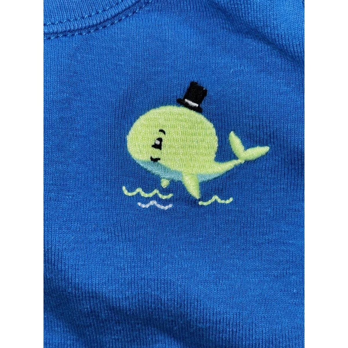 Baby Boy Blue Sleepers Bodysuits Lot 6 Pieces 0-3M, photo 20 of 21