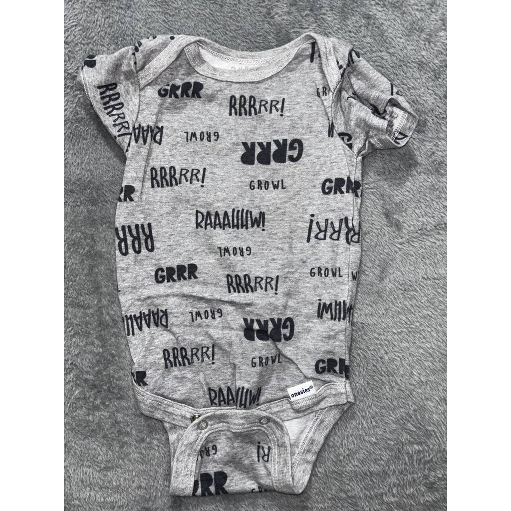 Baby Boy Navy Cream Rompers Lot 5 Pieces 0-3M, photo 6 of 19