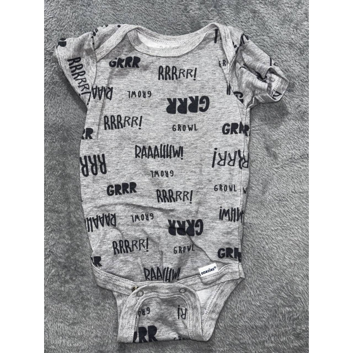 Baby Boy Navy Cream Rompers Lot 5 Pieces 0-3M, photo 6 of 19